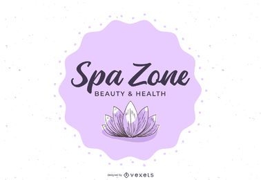 Banner floral del centro de bienestar spa