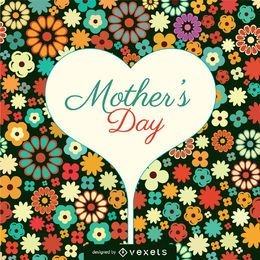 Mother?s Day flowers card