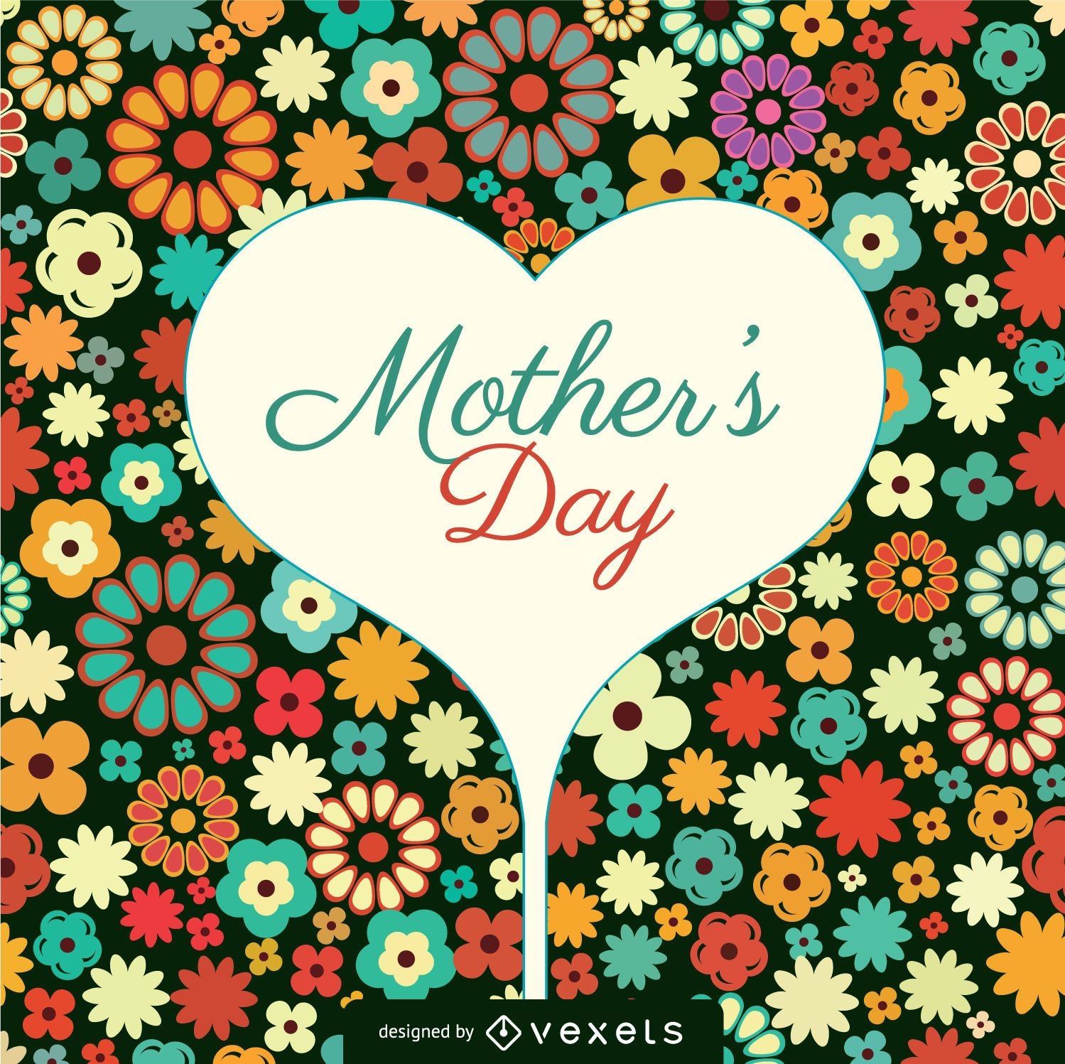 Mother?s Day flowers card
