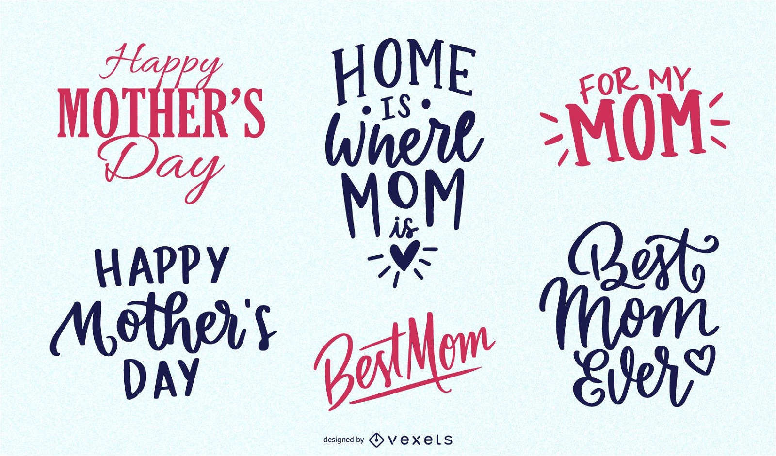 Mother's Day Vintage Message Pack