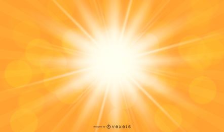 Fondo anaranjado brillante de la luz del sol Fondo anaranjado brillante de la luz del sol