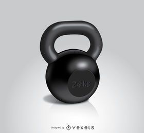 Kettlebell entrenamiento 24 kg Kettlebell entrenamiento 24 kg