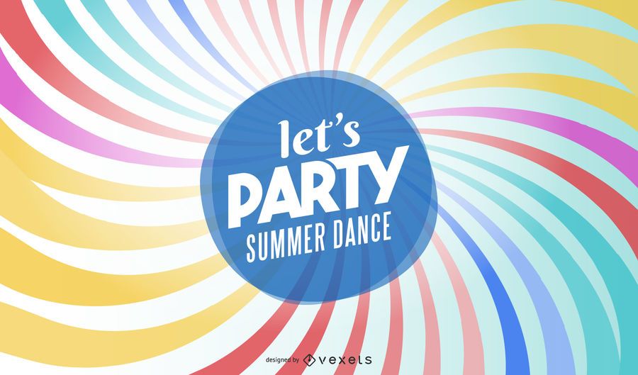 Summer Festival Swirls Sunbeams Background Summer Festival Swirls Sunbeams Background