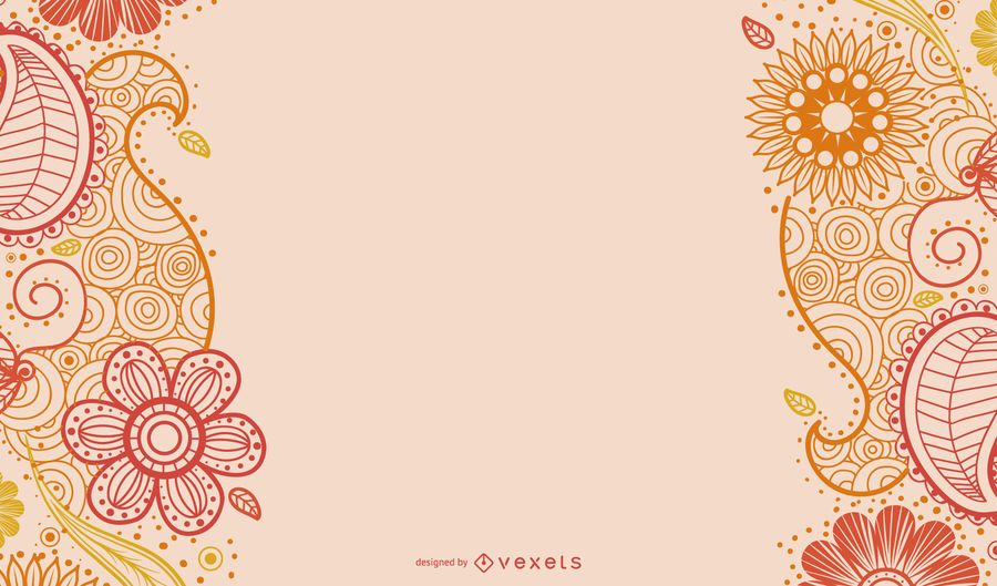 Paisley Decoration Greeting Card Paisley Decoration Greeting Card
