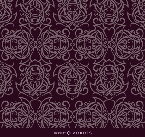 Celtic ornaments purple pattern Celtic ornaments purple pattern