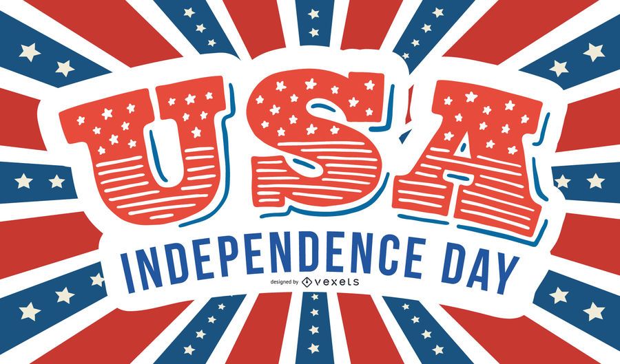 Creative USA Independence Day Card Creative USA Independence Day Card