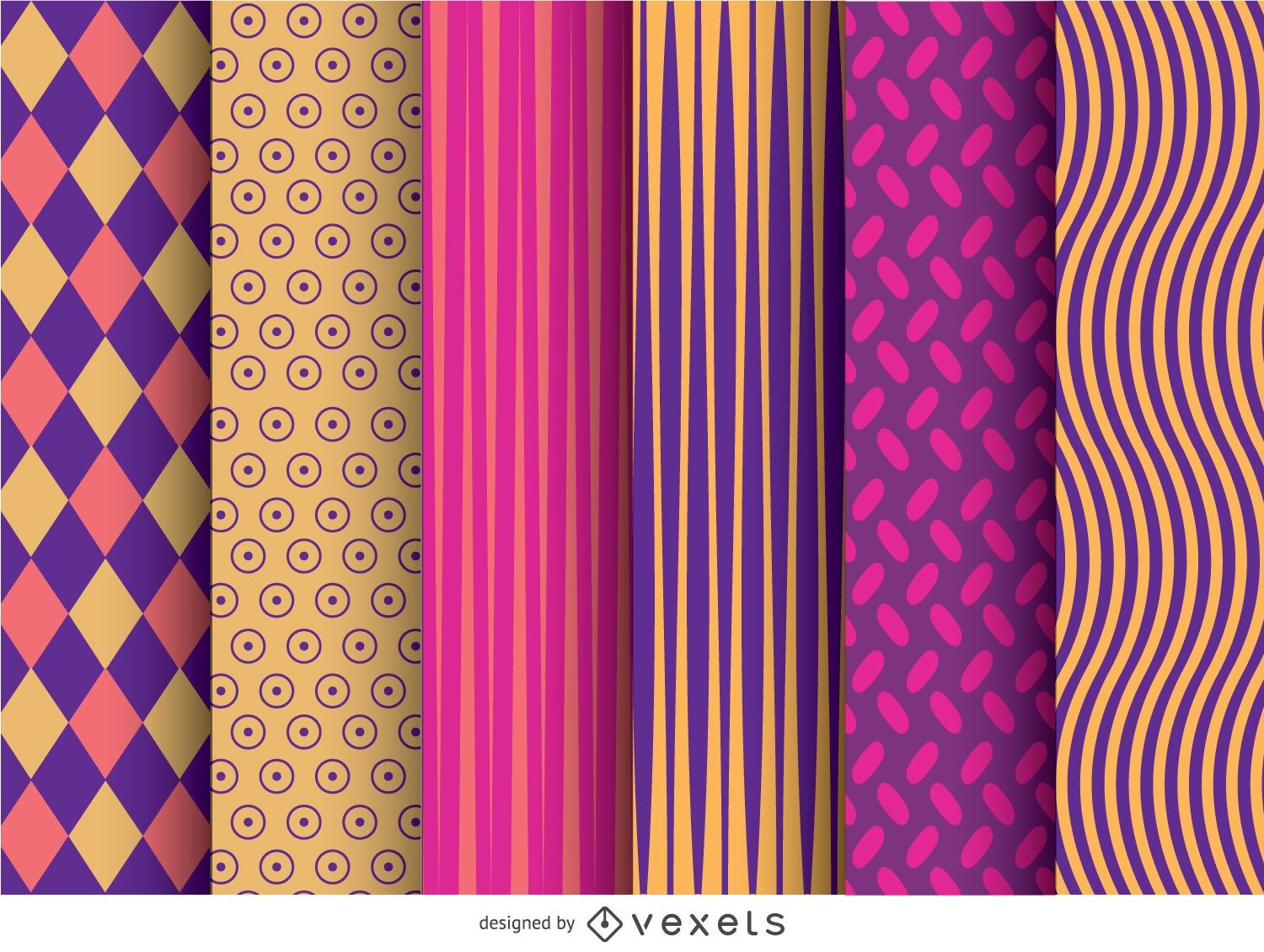 6 patrones de papel tapiz modernos