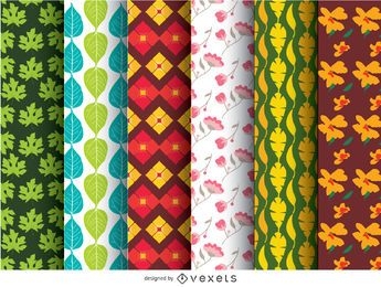 6 patrones de papel tapiz