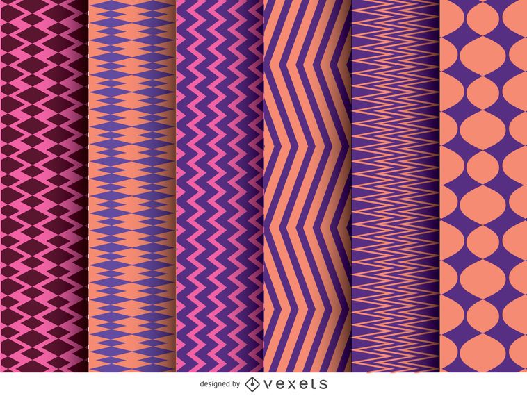 Zig Zag Wallpaper Backgrounds - Vector Download