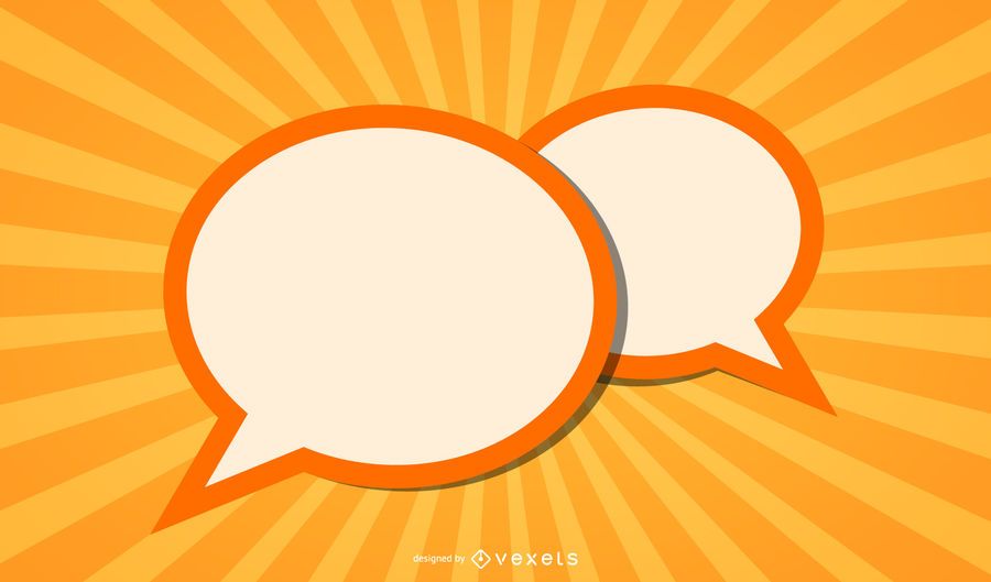 Speech Balloons Sunbeam Background Speech Balloons Sunbeam Background