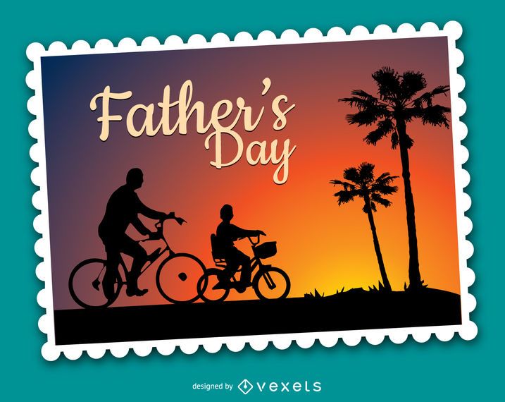 Father's Day bike ride sunset Father's Day bike ride sunset