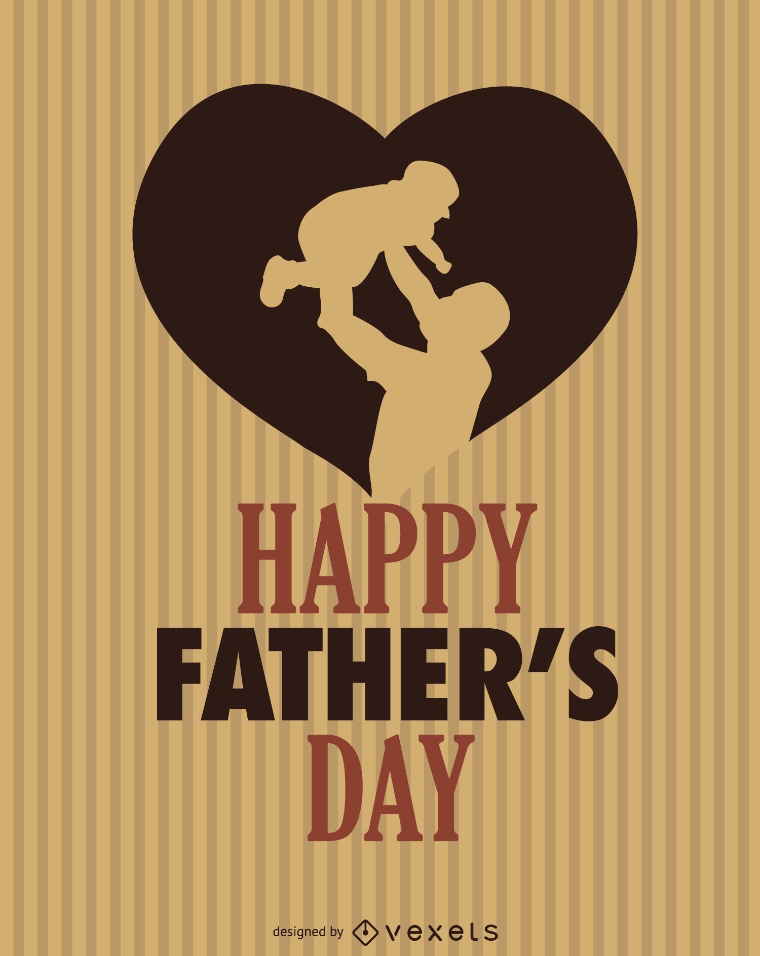 Happy Father's day Heart