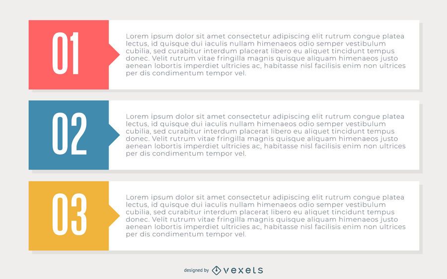 Multicolored Blocks Banner Set Multicolored Blocks Banner Set