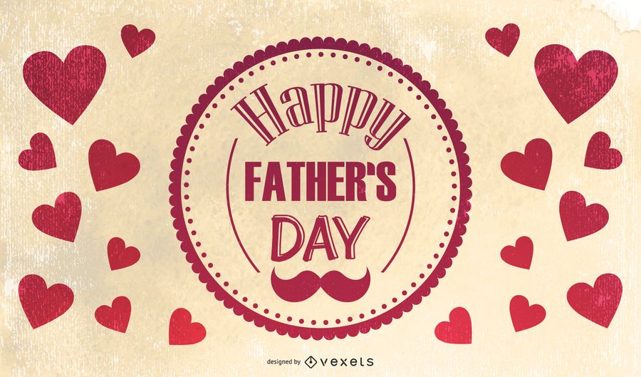 Father?s Day Retro Greeting Card Father?s Day Retro Greeting Card