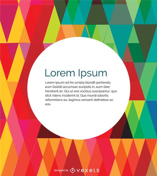 Colourful triangle background Colourful triangle background