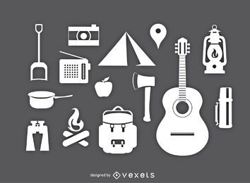 Camping items set Camping items set