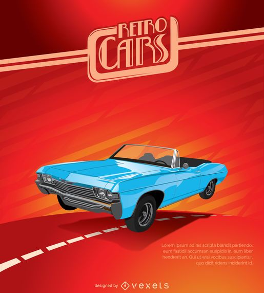 Vintage Car Poster Vintage Car Poster