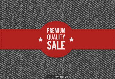 Promoção de vendas de jeans premium