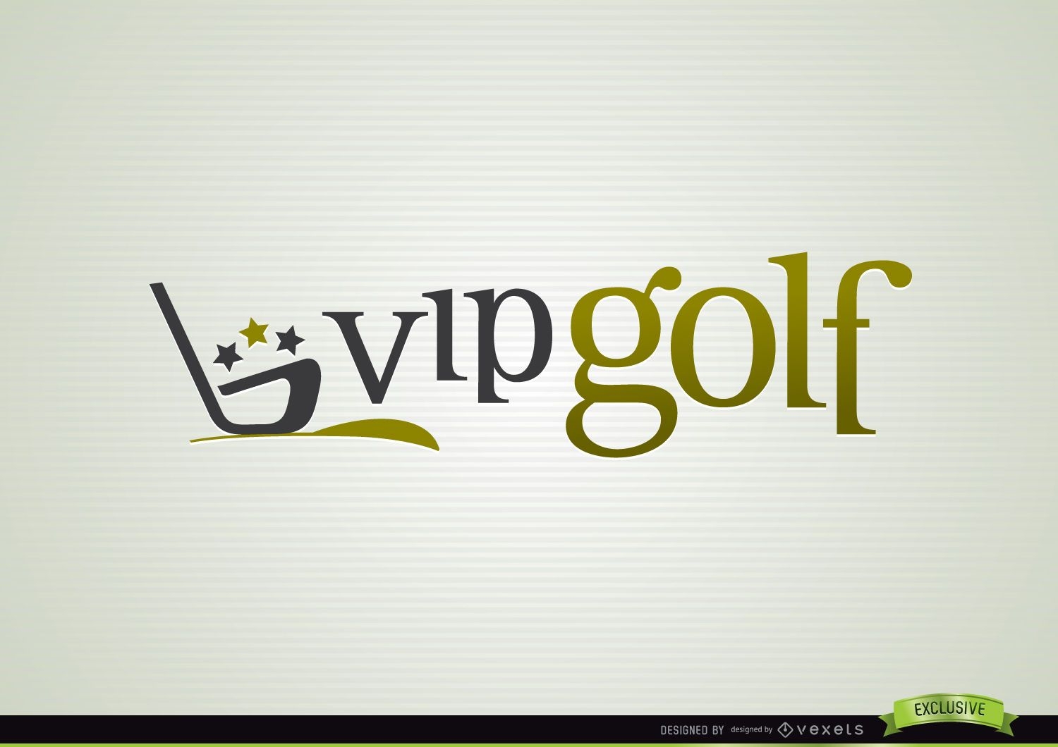Logotipo esportivo VIP Golf Logo