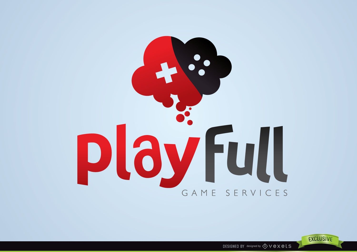 Logotipo completo do Creative Play para jogos