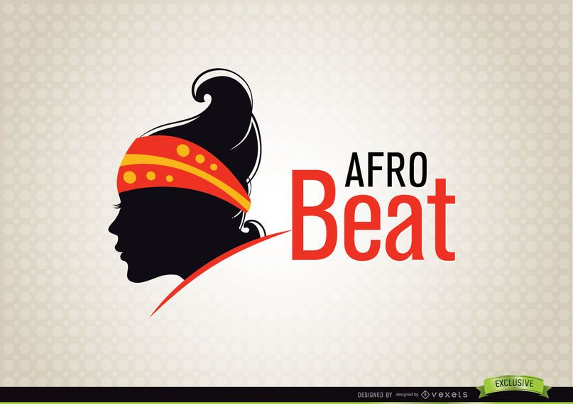 AfroBeat Woman Fashion Logotype AfroBeat Woman Fashion Logotype