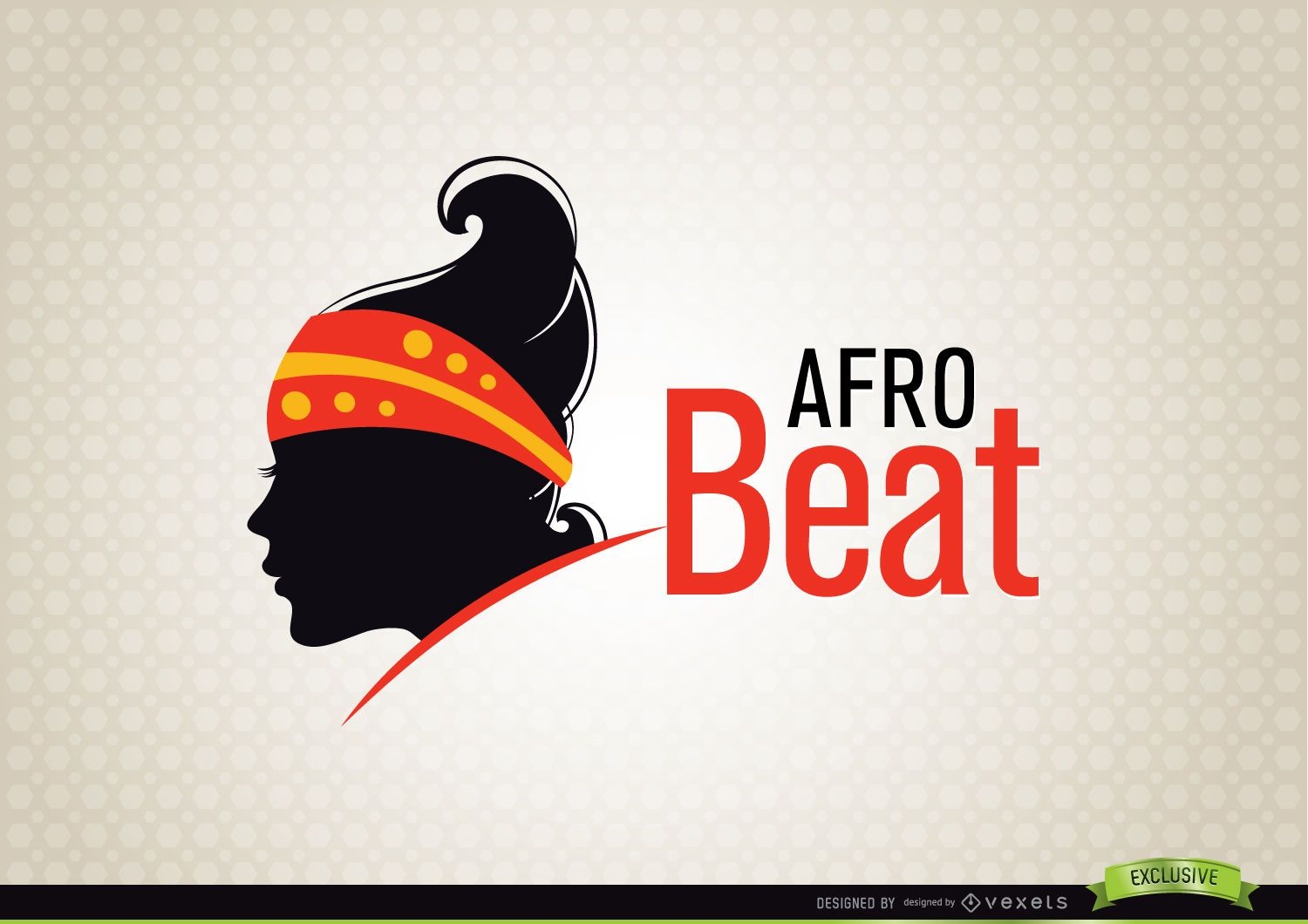 AfroBeat Woman Fashion Logotype
