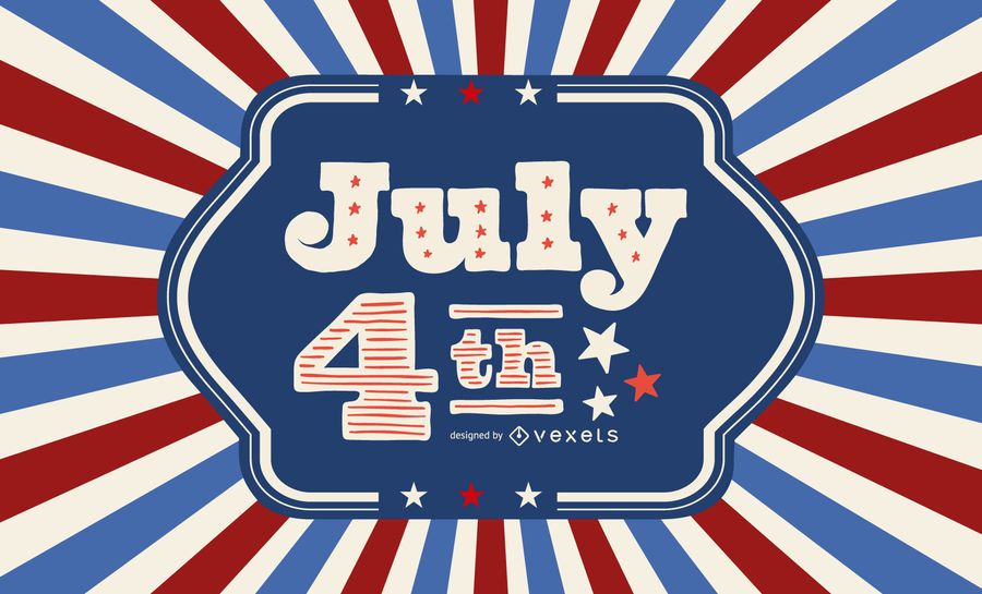 USA Independence Day Vintage Card USA Independence Day Vintage Card