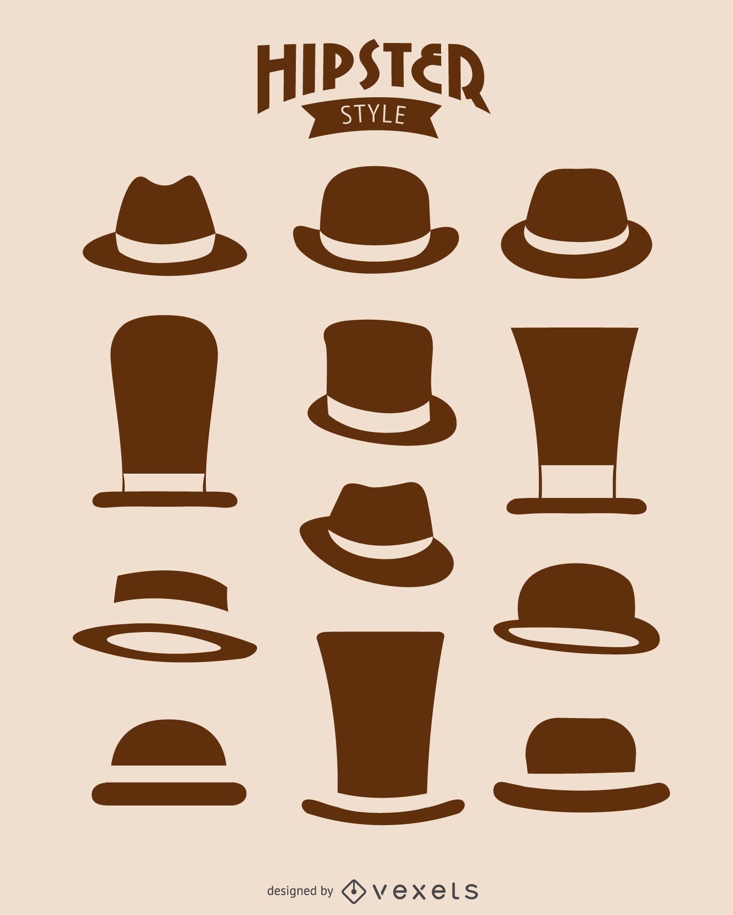 12 sombreros hipster
