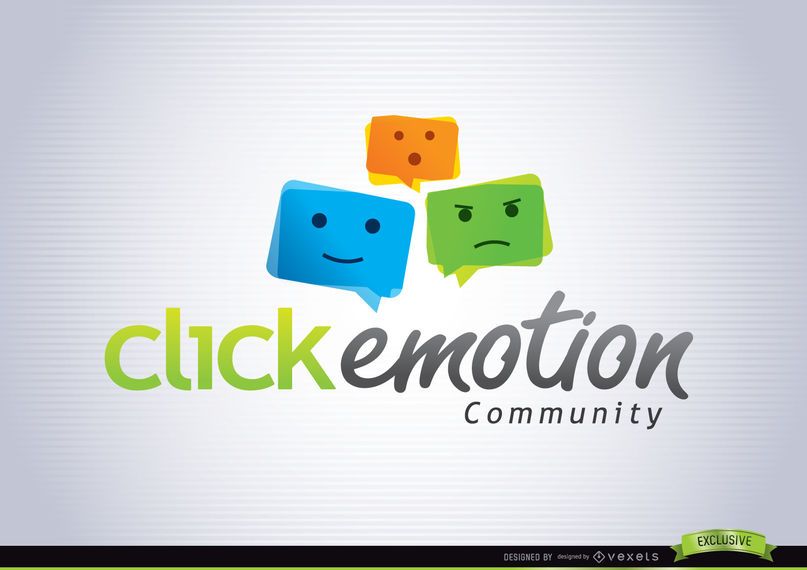 Funky Emoticon Colorful Logo Template Funky Emoticon Colorful Logo Template