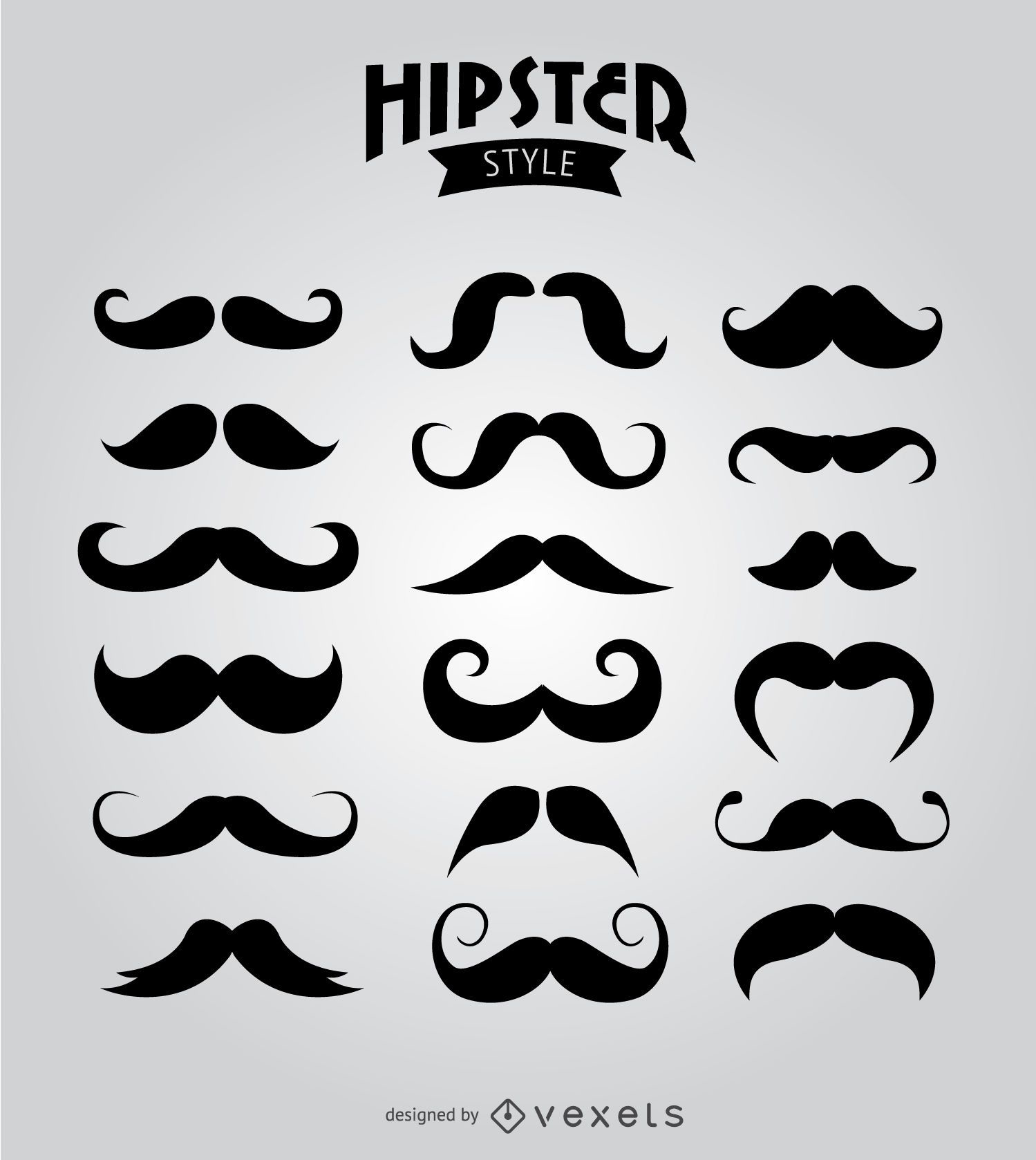 18 bigotes hipster