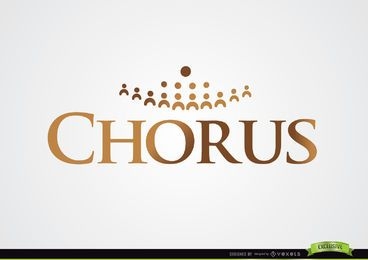 Logotipo da Chorus com silhuetas