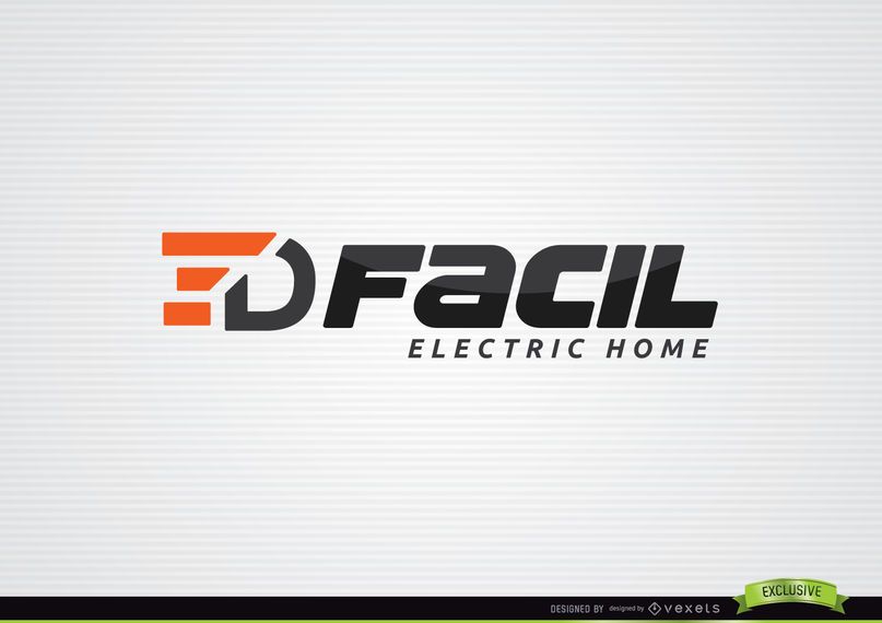 Electric Home logo template Electric Home logo template