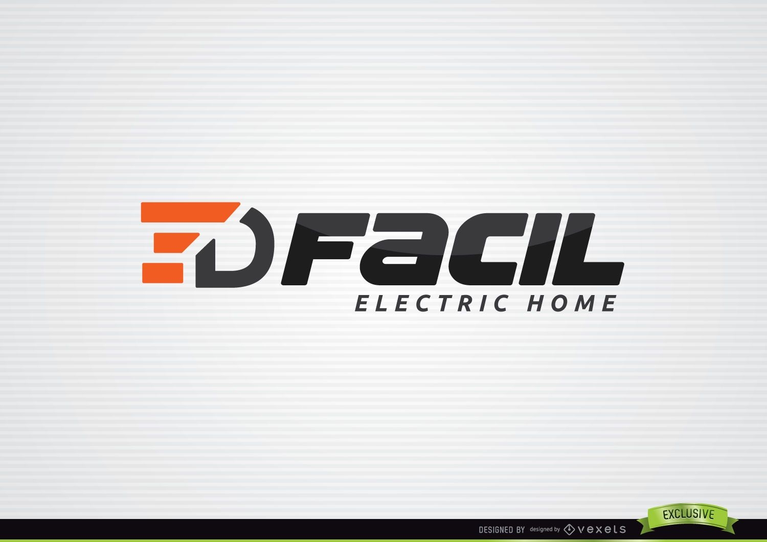 Modelo de logotipo Electric Home