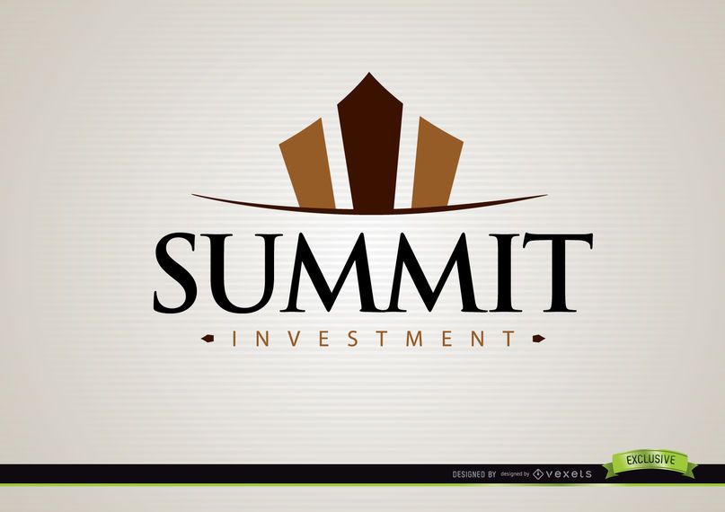Triangular Buildings Curve Business Logo Triangular Buildings Curve Business Logo