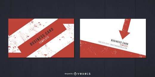 Arrow Prints Minimal Business Card