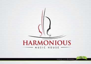 Liner Violine Musical Logo