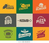 Fast Food Logos Vector Download