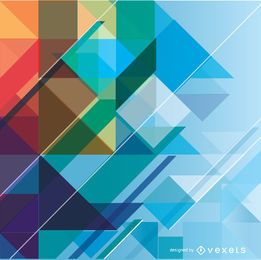 Abstrakter geometrischer bunter Hintergrund