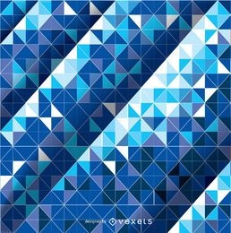 Fundo Abstrato Mosaico Azul