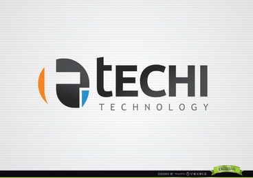 Logotipo da tecnologia tipográfica T Circle