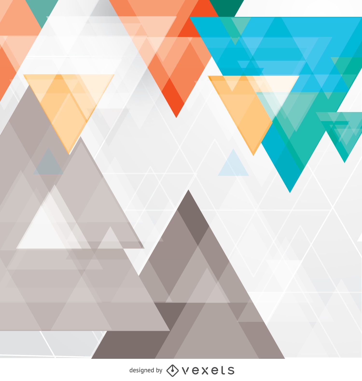 Abstract triangles backdrop