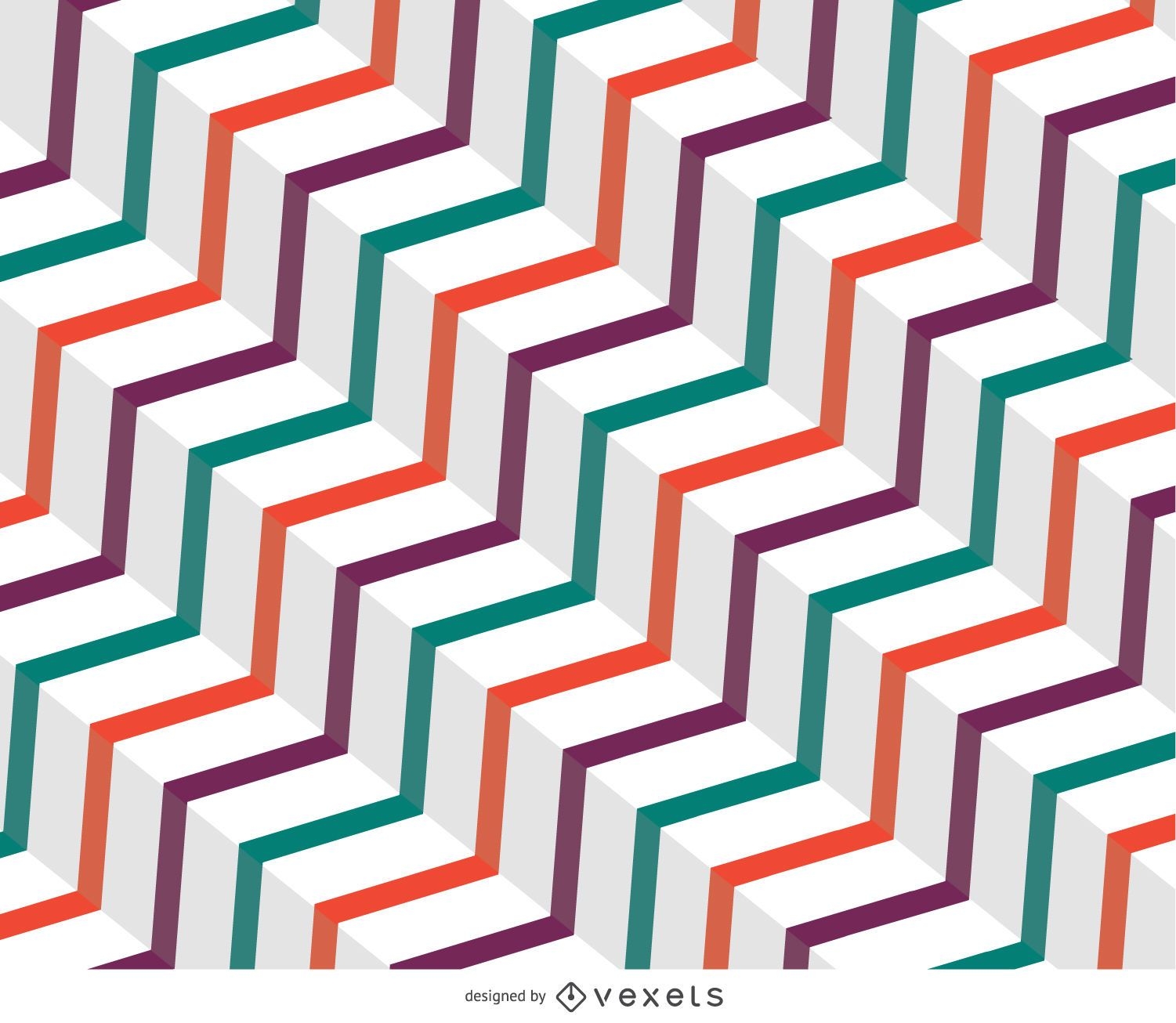 Samless vector pattern with lines