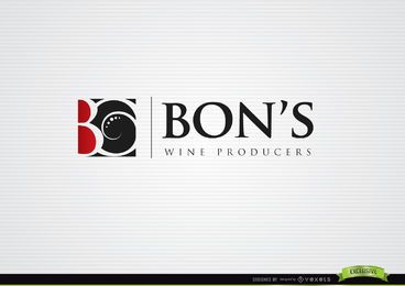 Swirls B Square Wine Logo Swirls B Square Wine Logo