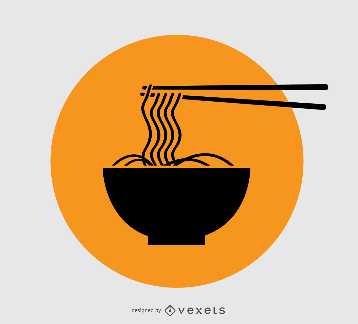 Chinese Noodle Restaurant Logo Template