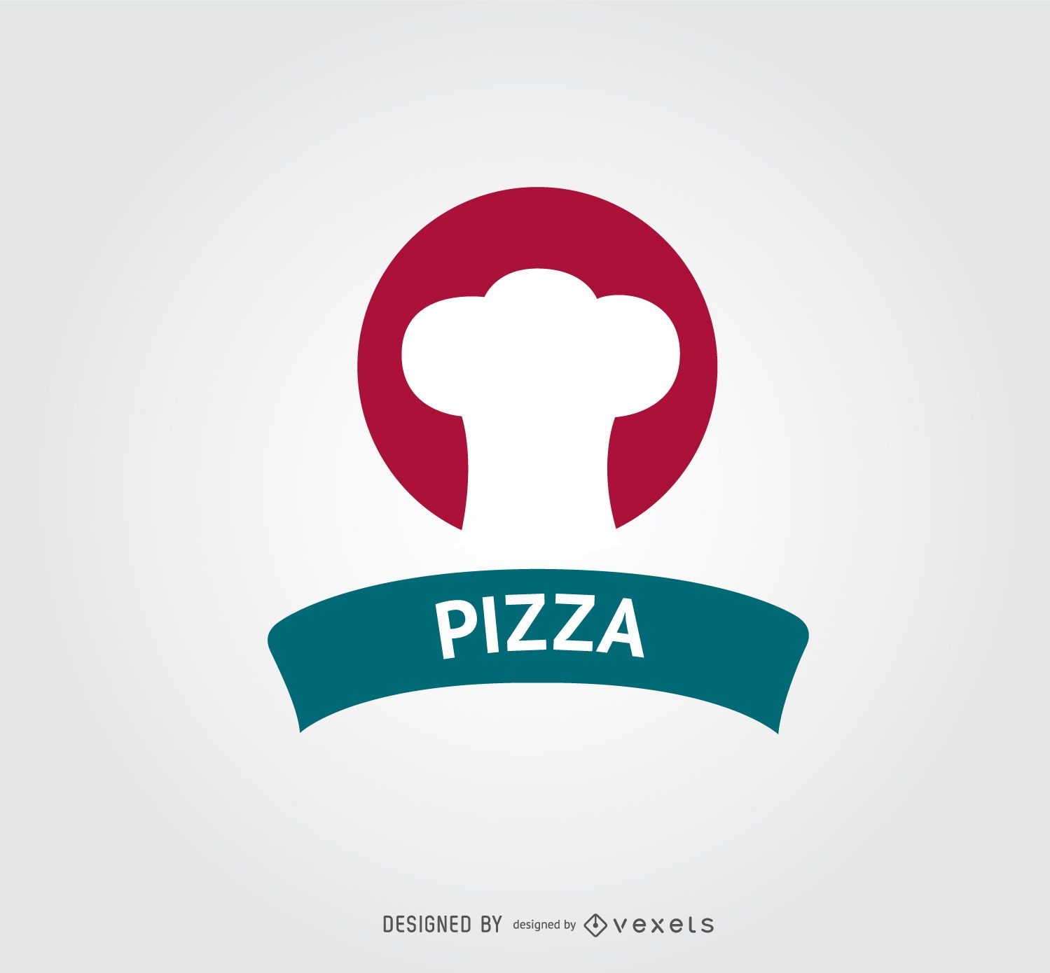 Logotipo do Chef Hat Circle Pizza