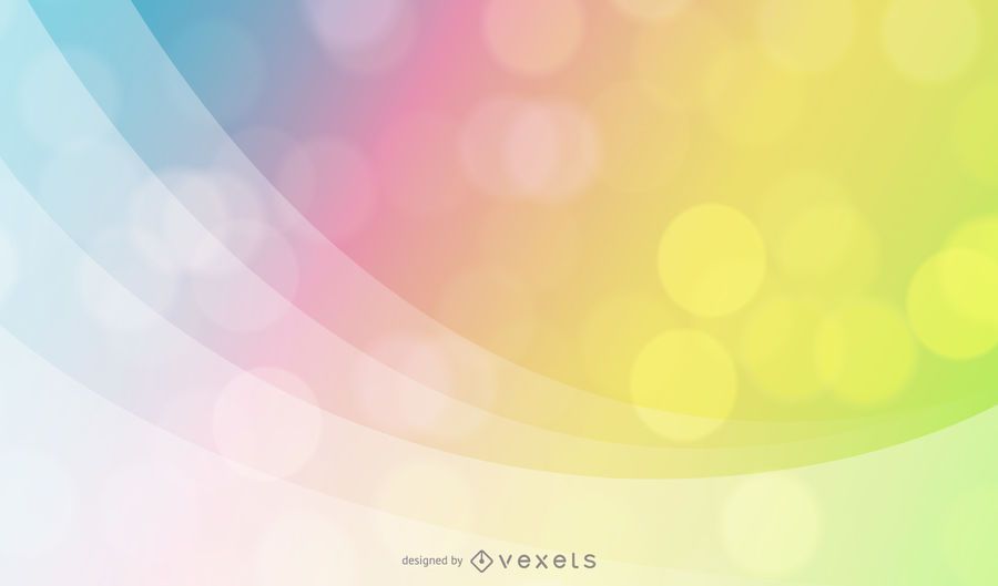 Rainbow Waves Bokeh Background Rainbow Waves Bokeh Background