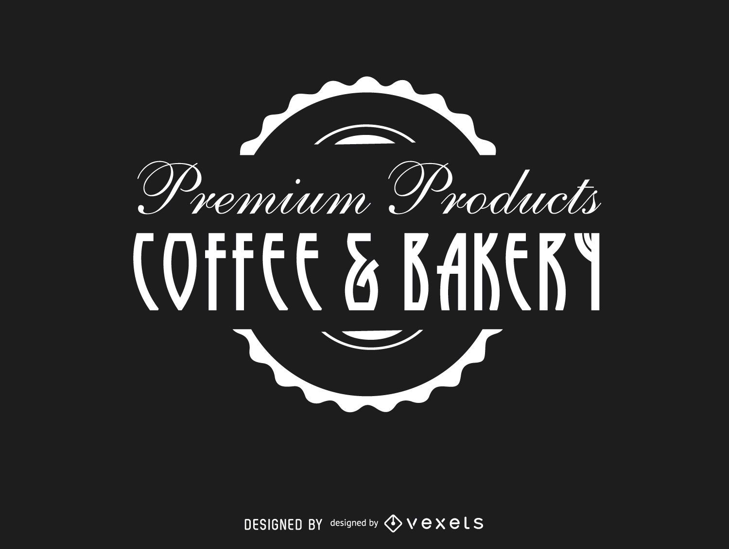 Coffee Bakery Vintage Logo Seal