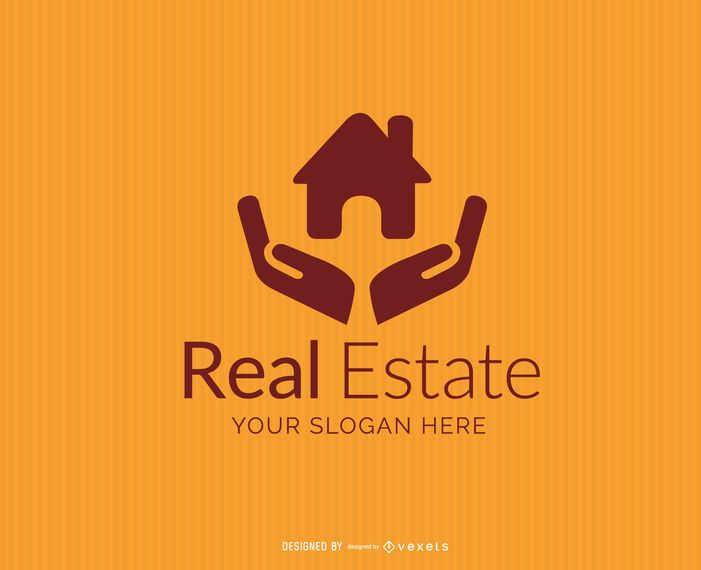 House on Hands Real Estate Logo House on Hands Real Estate Logo