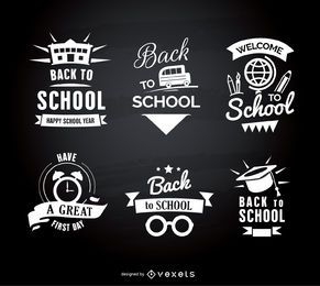 Emblemas de volta às aulas