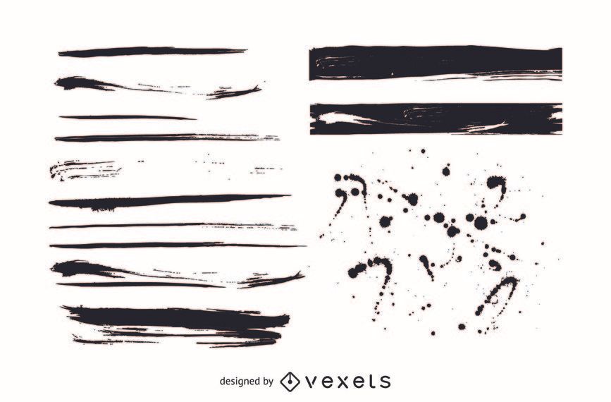 Grungy Dividers Footers Abstract Splashes Grungy Dividers Footers Abstract Splashes